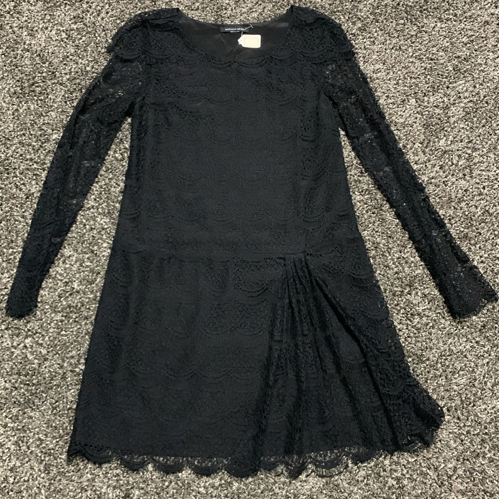 Marissa Webb Black Lace Dress M - Picture 15 of 15